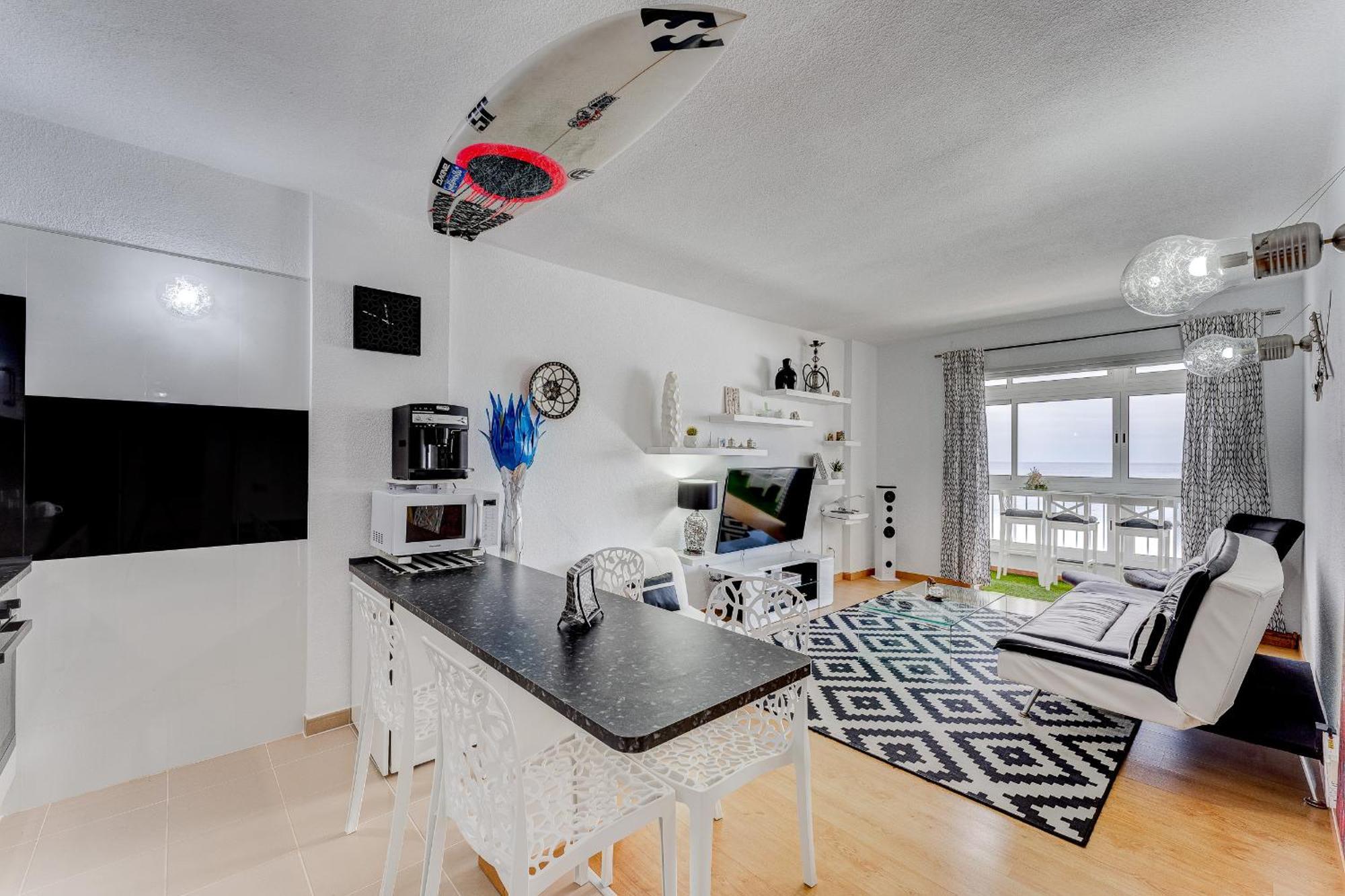 1St Line Sea View 3 Rooms Apartment In Tenerife 92M2 Бахамар Экстерьер фото